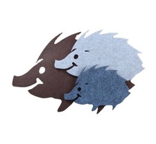 Filz untersetzer igel - untersetzer,