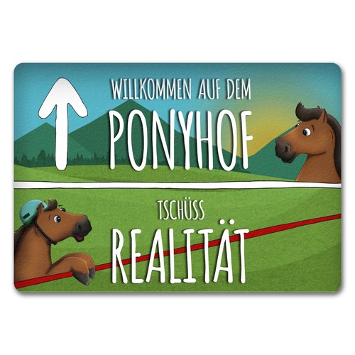 Willkommen auf dem ponyhof - willkommen,