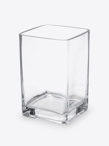 Glasvase quadratisch 23cm - glasvase,