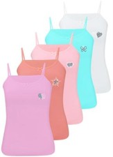 5 Mädchen Unterhemden