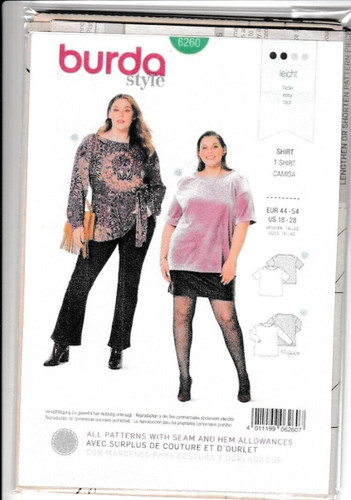 Burda style schnittmuster 6260 - burda,