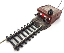 Prellbock m. Gleis Braun TT