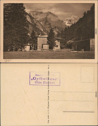 Ansichtskarte oberstdorf - ansichtskarte,