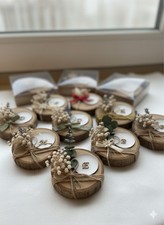 Personalisierte Holzscheibe