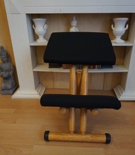 STOKKE/VARIER MULTI BALANS ALLROUNDSTUHL KNIESTUHL KNIEHOCKER IN SCHWARZ! LOOK!