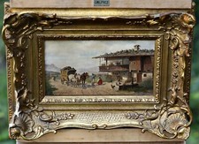 Ludwig MÜLLER-CORNELIUS (1864-1946) - Pferdegespann vor Bauerngehöft gemälde