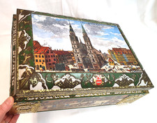 Blechkiste Kasten Lebkuchen Schmidt Nürnberg Blechdose Sammeln Box Tin 42 x 30cm