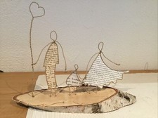 DRAHTFIGUR GEBURT TAUFE VATER