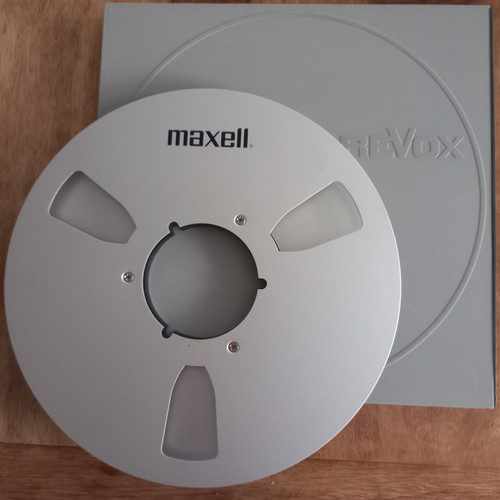 Tonbandspule maxell 5 - tonbandspule, 26,5