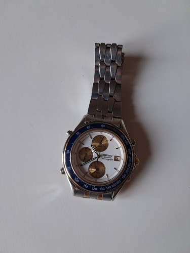 Seiko 7t32 6b5a chronograph - seiko, 7t32-6b5a