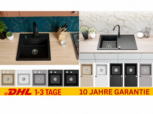 Granitspüle 49x52 75x43 5 - 49x52, 75x43,5