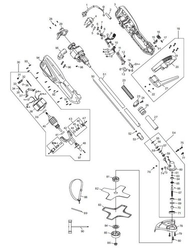 Makita ersatzteile für ur2300 - makita,
