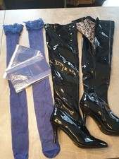 Mega lack high heels - lack,