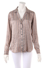 EQUIPMENT Silk Blouse L brown