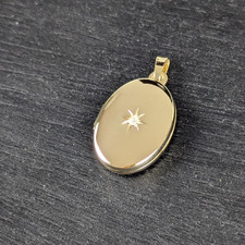 Medaillon-echt Gold- mit