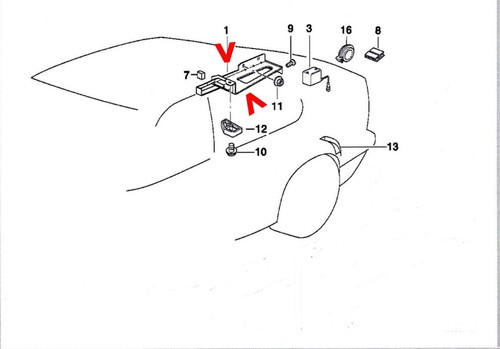 Bmw halter wechsler - halter, cd-wechsler