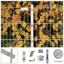 Doppelstabmattenzaun verzinkt 6/5/6 Gittermatten Stabmattenzaun Industriezaun