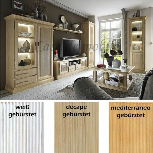 Massivholz anbauwand set - massivholz,