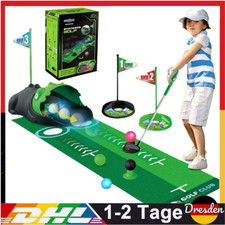Verbessertes Minigolf Set Spielzeug für Kinder,Indoor Outdoor Golfkoffer Spiele