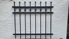 Französischer Balkon Geländer Zaunelement - Stahl schwarz beschichtet  - 1058 mm