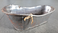 Miniatur Badewanne aus Blech Puppenstube Zinkbadewanne Kleine Wanne Spielzeug