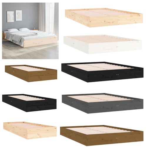 Modernes massivholzbett bett - modernes,