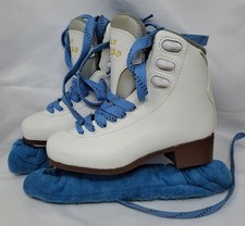 Graf Bolero Schlittschuhe Gr. UK 13 32 weiß mit Tasche - Kinder Eiskunstlaufstiefel