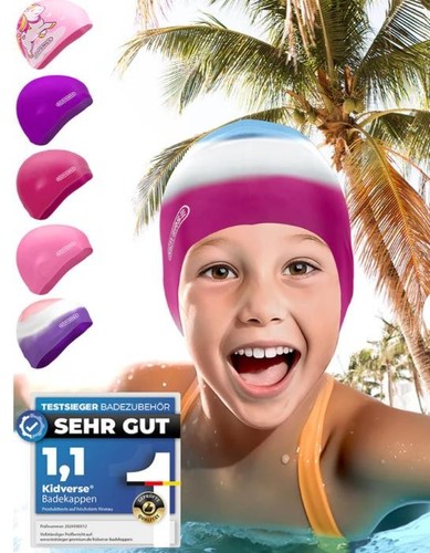Kidverse badekappe mädchen - kidverse,