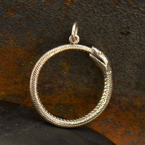 Sterling silber ouroboros - sterling,