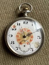 Antike Junghans Taschenuhr Ankerhemmung Kal. 33 - 50 mm ca. 1920