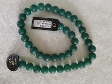 Edelstein Perlen Strang, Achat grün, 10mm Kugeln, matt