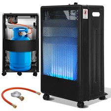 Gasheizung Keramik Heizstrahler mobil 3800W Gas Heizofen Gasheizer Camping Kamin