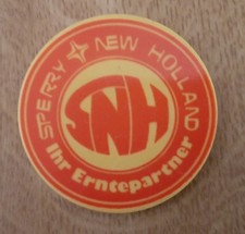 alt Button Sperry New Holland Landtechnik Traktor Trecker (kein Pin)