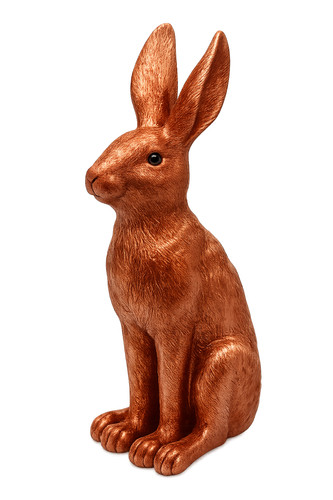 Deko hase trouper kupferbraun - hase,