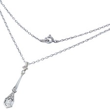 Diamond Silver 585 Yellow Gold