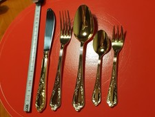 24 teiliges 23/24 Hartvergoldetes Besteck