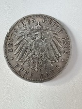 5 Mark Deutsches Reich 1898 A Wilhelm II Deutscher Kaiser König von Preussen
