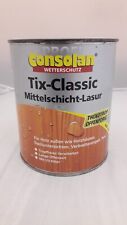 19,99€/L Consolan Tix Classic Mittelschicht Lasur 0,75L Holz Wetterschutz A1550