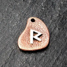 Bronzeanhänger rune aus - bronzeanhänger,