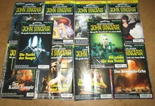 18 Geisterjäger John Sinclair, 6 Romanhefte (Mängel) u. 4x 3er Sammelband bk980