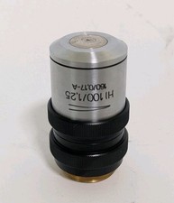 Achromat HI 100/1,25 160/0,17 mit Blende Objektiv Zeiss Jena, RMS, zum Mikroskop