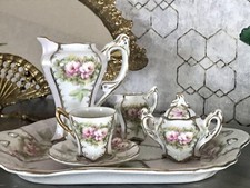 Replik Puppenservice Porzellan Kaffeeservice Geschirr Miniatur MO Othengrafen