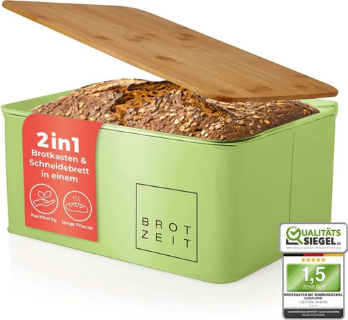 Brotkasten metall mit - brotkasten,