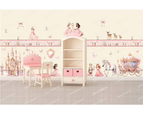 Wandtattoo prinzessin schloss - prinzessin,