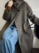 Damen Vintage wolle mantel Damen