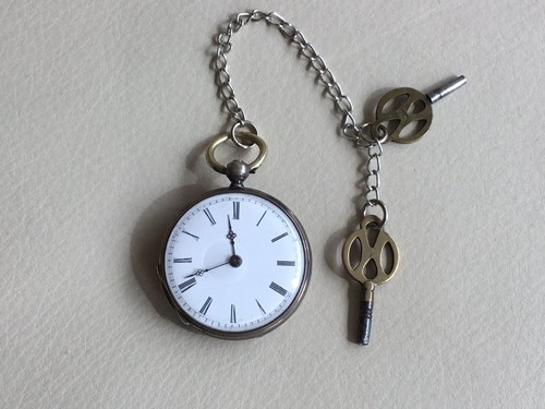 Damen schlüsseluhr silber - damen-schlüsseluhr,