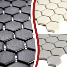 Keramik Mosaikfliesen Hexagon