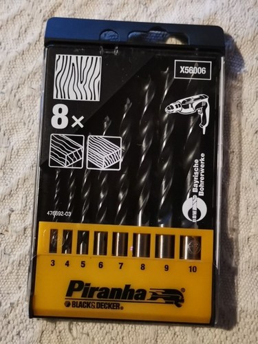Piranha black decker - black, &