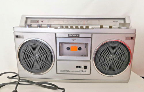 Vintage sony cfs - cfs-45l, stereo