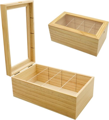 Karteikasten aus holz mit - holz,